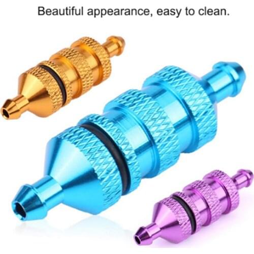 Aluminum Alloy Oil Fuel Filter for HSP 02156 94122 1/8 1/10 RC Car Upgrade Accessories