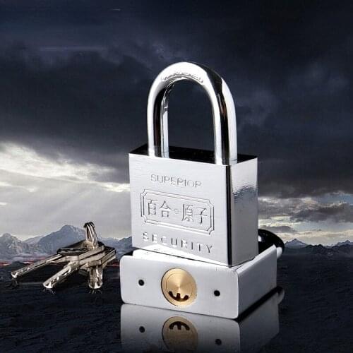 Full Copper Cylinder Atom Padlock Dormitory Household Small Lock Waterproof Rust Anti-Theft Anti-Mite Dormitory Door Lock