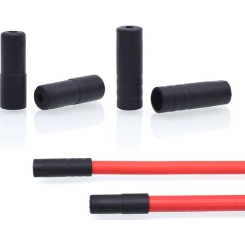 100PCS Bicycle Brake Cable End Caps Tips Brake Shifter Derailleur Cable Wire End Caps MTB Road Bike Bicycle Accessories 4mm 5mm