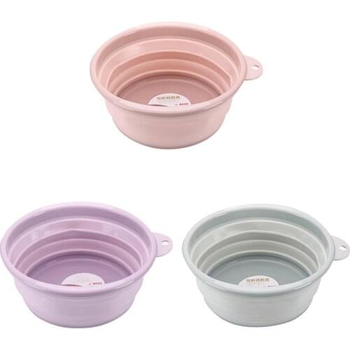 Portable Folding Bucket Folding Basin Tourism Outdoor Folding Bucket Fishing Promotion Camping Car Washing Bucket 25 *9cm