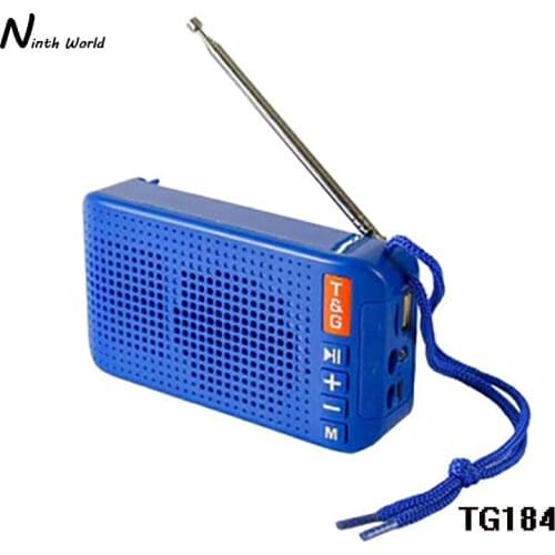 T&G TG184 Solar Bluetooth Speaker Portable Loudspeaker Wireless Outdoor Handle Flashlight Speakers FM Radio Waterproof Speaker
