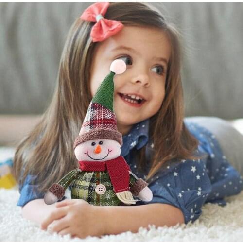 Christmas Doll Decorations For Home Mini Doll Tree Hanging Window Ornament Festivals Parties Decoration Kids Xmas Gift 13*28 Cm