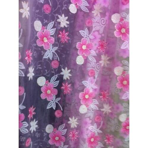 CS 01 Fashion tulle for windows luxury translucidus sheer Curtain fabrics for kitchen the bedroom living room design Curtain