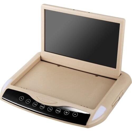 Ultra Thin 10.1 Inch Car Monitor Roof Ceiling Mount Flip Down TFT LCD Monitor Player USB SD MP5 Speaker Game