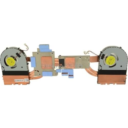 Laptop Heatsink&Fan For DELL For Alienware 17 R3 P43F AT1G1002FC0 DFS200805000T FG7A FG79 09634N 9634N new