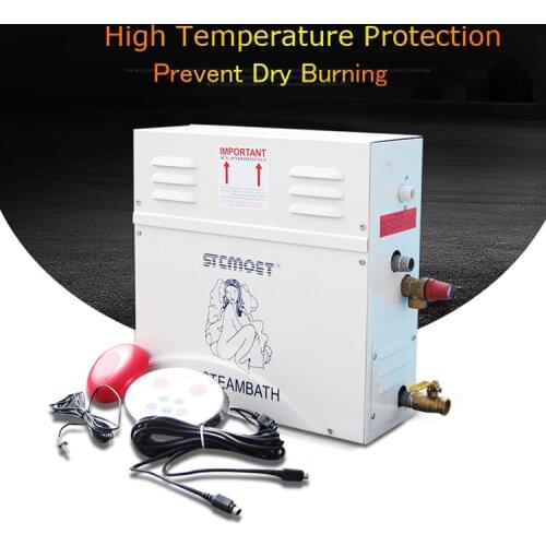 220V Sauna Machine Steam Generator Home Steam room machine Wet Stream Furnace Commercial Sauna Equipment Digital Controller