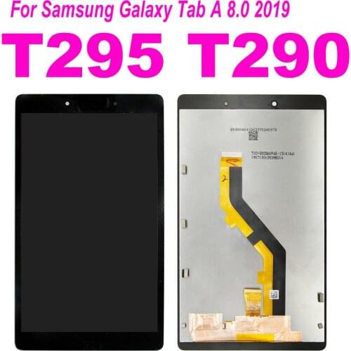 8 inch For Samsung Tab A 8.0 2019 SM-T290 SM-T295 T290 T295 LCD Display Touch Screen Digitizer Glass Panel Assembly with Frame