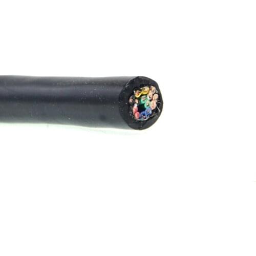 Free shipping 5M pure copper 0.75 square 14 16 core RVVP Shielded wire for Audio, inverter and , signal line