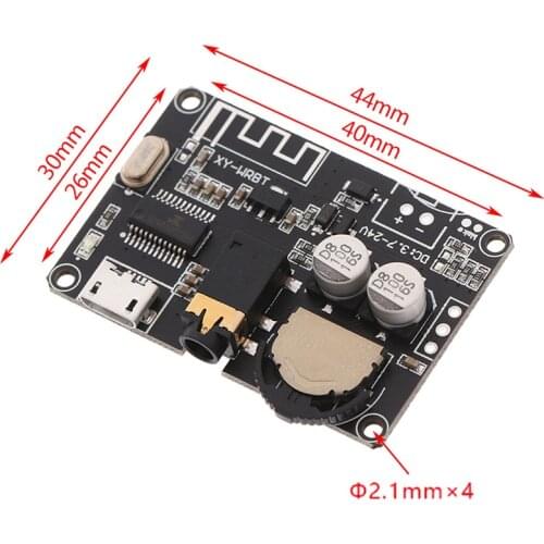Bluetooth 5.0 Decoder Board Stereo Audio Module Wide Voltage Volume Adjustable Speaker Power Amplifier Xy-wrbt