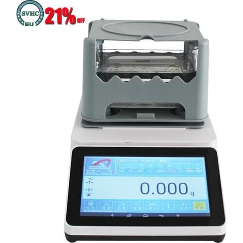 1200g 0.001g/cm3 Digital Density Meter Precious Metal Gold Automatic Soild Density Purity Detector Tester Densitmeter 100-240V