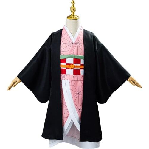 Kids Children Costume Demon Cosplay Slayer Costume Uniform Halloween Carnival Outfits