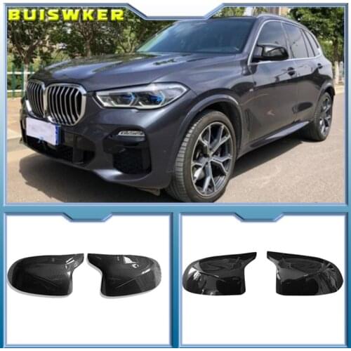 For BMW X3 X4 X5 X6 2014 2015 2016 2017 2018 Rear View Side Mirror Cover F25 F26 F15 F16 Carbon fiber pattern Accessories