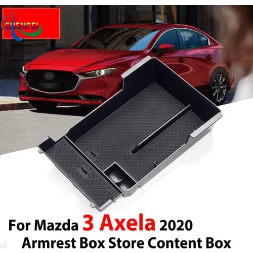 For Mazda 3 Axela 2020 Armrest Box Storage Box Modified Central Storage Box Compartment Box Decoration Car Accessories