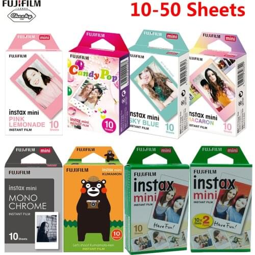 Fuji Fujifilm Instax Mini Film Photo Frame 10-50 sheets Photo Paper For Instax Mini 9 Mini 8 Instant Mini 70 90 Film Genuine