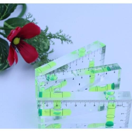 HACCURY Exquisite plate Level ruler High precision level Bubble for family use Two styles