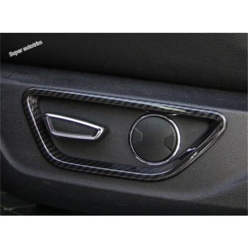 Lapetus Seat Adjust Adjustment Backrest Button Frame Cover Trim Fit For Ford Mustang 2015 2016 2017 ABS Accessories Interior