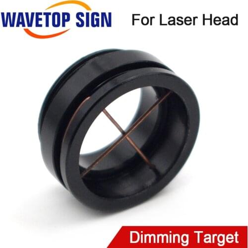 WaveTopSign Laser Path Calibrating Device Light Regulator Alignment Kit Dimming Target For Laser Head CO2 Laser Cutting Machine