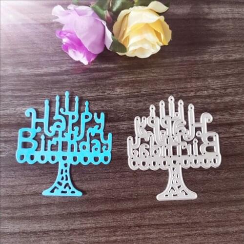 Candle Metal Cutting Dies for DIY Scrapbooking Album Paper Cards Decorative Crafts Embossing Die Cuts
