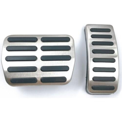 Car Foot Pedal Interior Clutch Gas Fuel Brake Pad Cover For Seat Arosa Ibiza Cordoba Toledo 1M For Skoda Fabia MK1 MK2 Octavia