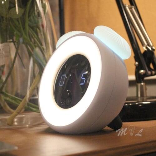 Dimmable Mushroom USB Led Night Light Motion Sensor Clock Light Bedroom Study Beside Lamp Luminaria Nightlight 3W Decor Lights