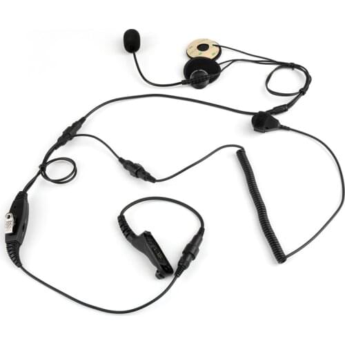 Motorcyle Half Close Helmet Headset Headphone Finger PTT Mic for Motorola APX2000 APX6000 DGP8050 Portable Radio Walkie Talkie