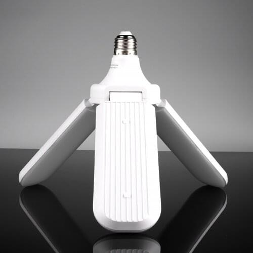 45W E27 Super Bright LED Ceiling Folding Fan Blade Lamp Home Energy Saving