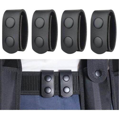 Tactical Belt Buckle Heavy Duty Belt Keeper Loop Portable Leather Military Belt Fixed Equipment Accessories for 2"/2.25" Belt