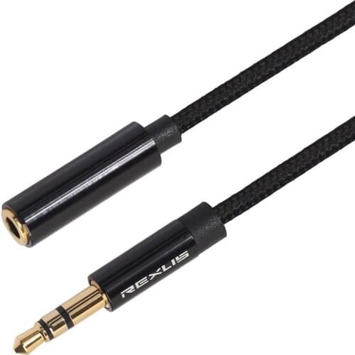 Stereo Male 3.5mm to Female Jack Audio Headphone Extension Cable Extender Wire Earphone cable extender earphone Accessories