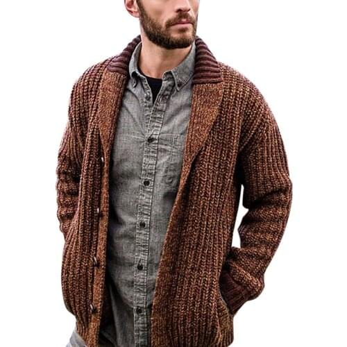 Spring Autumn 2021 Men' s Outwear Fashion Middle Length Cardigan Men