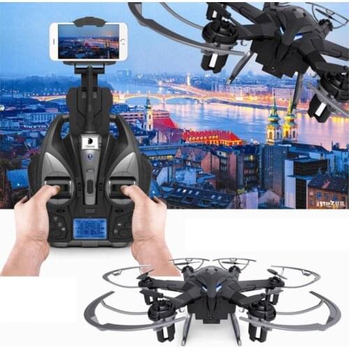 Wifi fpv predator rc drone i6w phone control wifi Real Time Transmission rc Quadcopter headless mode helicopter with hd camera