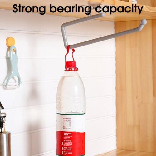 1PCS Punch-free Kitchen Towel Hanger ABS Rack Bar Cabinet Cling Film Rag Hanging Holder Bathroom Organizer Shelf Toilet Paper