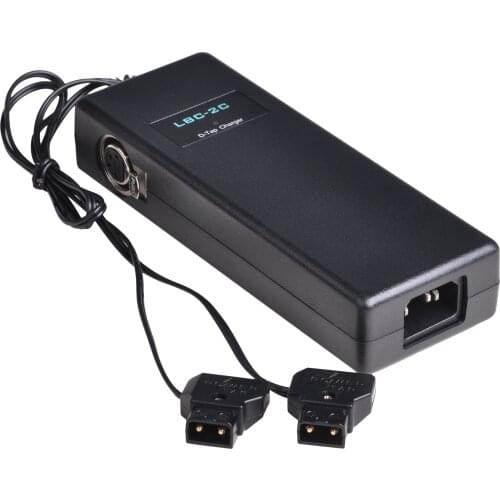 D-Tap Battery Dual Charger 16.8V 4A for Sony Camcorder V Mount / V Lock Battery Pack Camera Battery Camcorder Power Adapter Plug