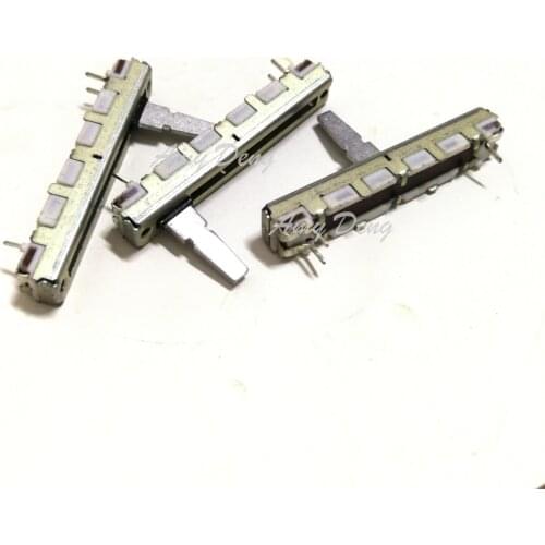 20pcs/lot 4.5 cm straight slide potentiometer B100K with the midpoint of the long 15MM