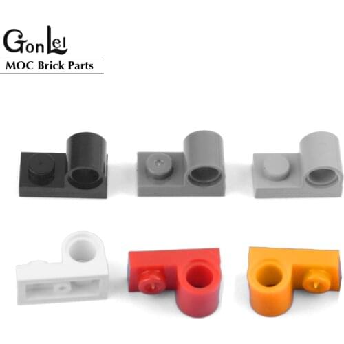 20Pcs/lot High-Tech MOC Parts Plate Special 1x2 with Pin Hole on Top Building Blocks Bricks Particles DIY Educational Toys Gift