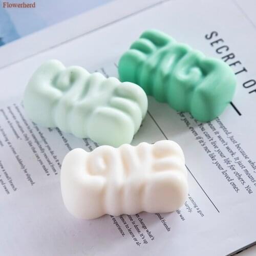 3d Soap Making Set 6 Holes Ice Cream Mold Handmade DIY Soap Mold Baking Cake Silicone Mold Soap Form Fondant Cake Mold