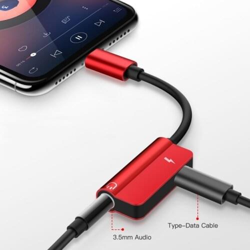 Headphone Adapters 2 In 1 Adapter For Huawei P20 P40 Pro P30pro Mate30pro Mate20pro Type C Phone Splitter Charger AUX Converter