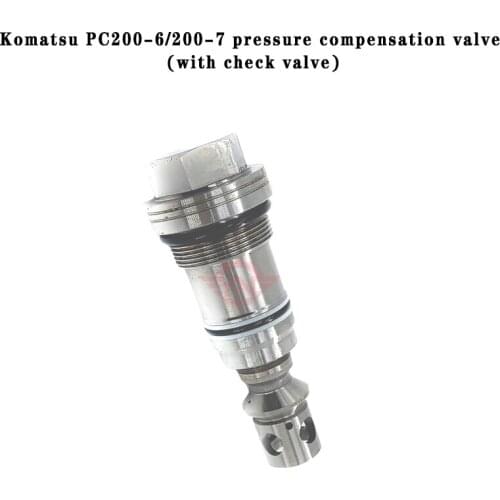 Excavator accessories are suitable for Komatsu PC200-6/PC200-7 pressure compensation valve with check valve