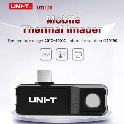 UNI-T UTi120 Thermal Camera Android Mobile Phone Thermal Imager Water Pipe Floor Heating/electronic Component -20~400