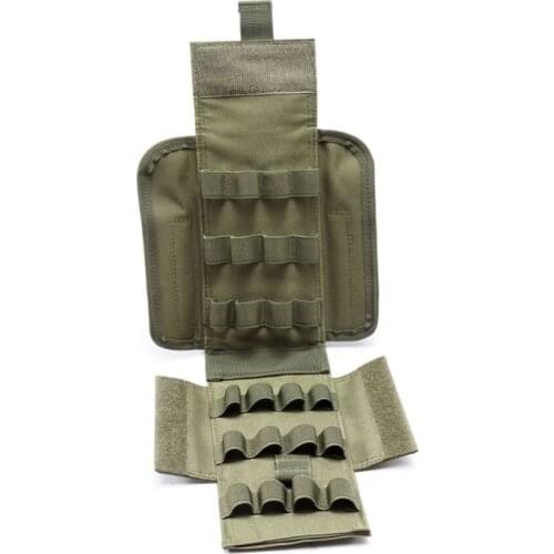 Hot Tactical Useful 25 Round 12 Gauge Shells Shotgun Reload Mag Magazine Pouch Bag