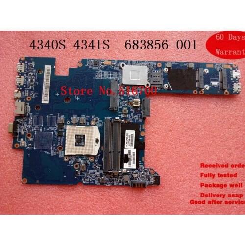Placa Motherboard For HP Probook 4340S 4341S Laptop Motherboard 683856-001 all fully tested