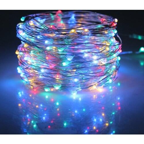 Battery Box Copper Wire String Lights Outdoor LED Waterproof Christmas Lights With 8 Patterns LED Lights 5 Meters / 10 Meters
