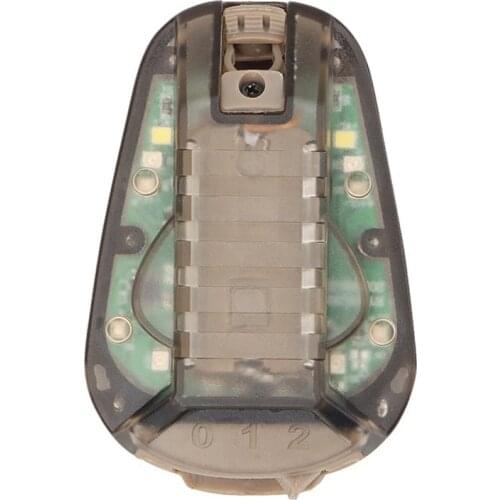 New-Helmet Survival Beacon Light Helmet Strobe Light Survival Safety IR Flashlight Waterproof Signal Light with Magic Tape