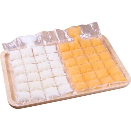 Disposable Ice Making Bag Water Injection Self Sealing Fruit Juice Refrigeration Ice Cube Ice Cube Mold Plastic Preservation Bag