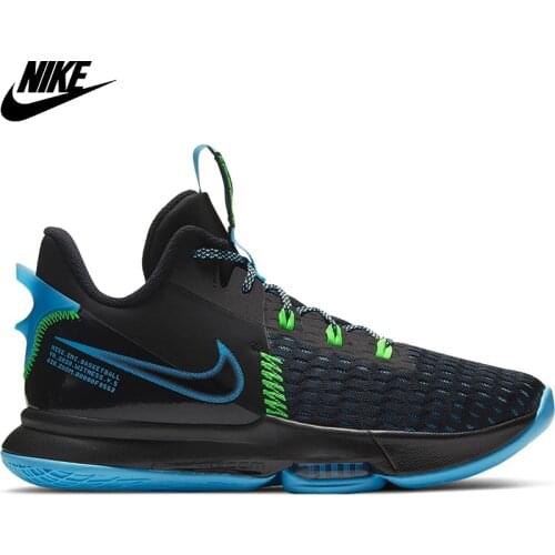 Original Nike Lebron Witness V Unisex Black Basketball Shoe CQ9380-004