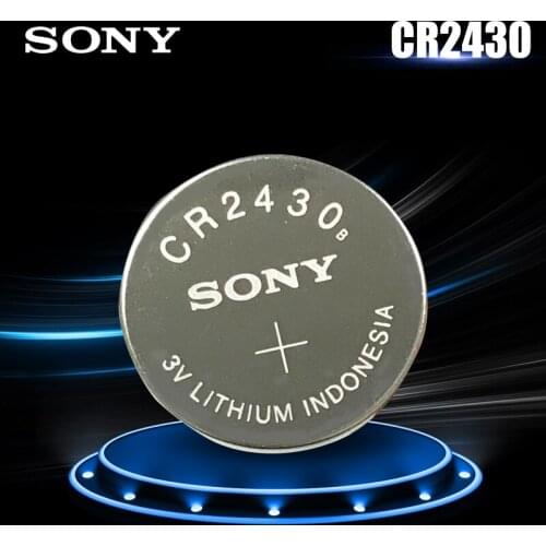 1PCS Original Sony CR2430 CR 2430 DL2430 BR2430 KL2430 3V Lithium Battery For Watch Hearing Aids Clocks Toy Button Cell Coin
