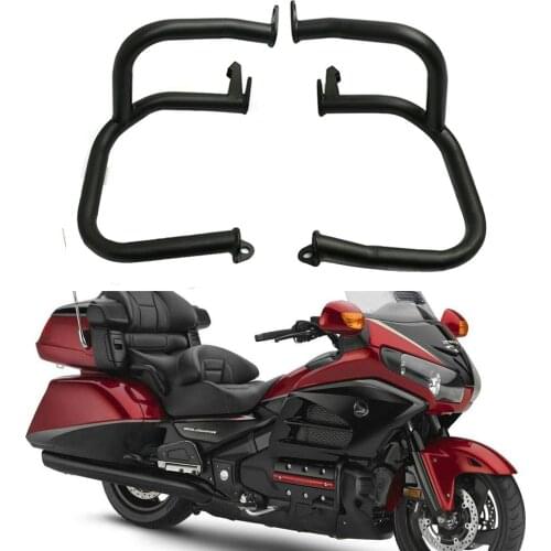 Front Left& Right Motorcycle Engine Highway Crash Bar Guard Protection For Honda GL1800 2001-2016/ GL1800A 2001-2005