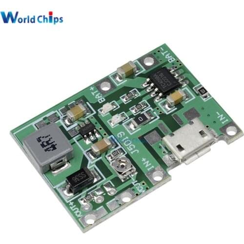3.7V 4.2V Lithium Li-ion 18650 Battery Charger Board DC-DC Step Up Boost Module Lithium Battery Charging Step-Up Board Module