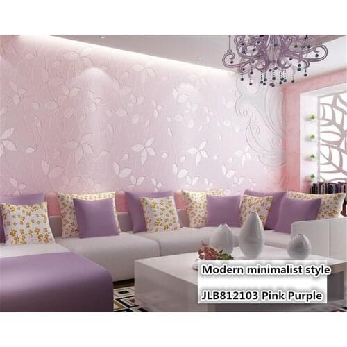 Beibehang Modern Simple Horizontal Pastoral Warm Nonwoven papel de parede Wallpaper Living Room Bedroom TV Background Wall paper