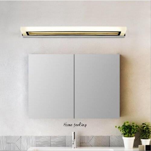 Led mirror front wall lamp special waterproof and anti fog bathroom wall lamp post modern simple dressing room lamp