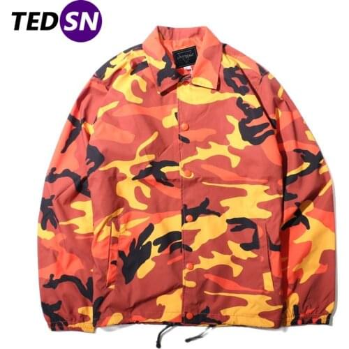 Color Camo Windbreaker Coaches Jackets Coat 2020 Spring Autumn Camouflage Thin Casual Outwear Men Hip Hop Jacket 8 Colors St15